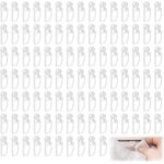 100 pi�ces crochet rideau rail glisseurs pour rail � rideaux plastique roulettes � rideaux blanc tringle ...