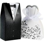 100 pices faveurs de mariage bote  bonbons bote  drages bote cadeau de mariage dcoration de table ...