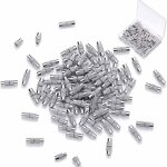 100 pi�ces fermoirs � vis en laiton fermoirs � vis barillet acier inoxydable pour bracelet collier fabrication ...