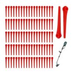 100 pi�ces lames tondeuses coupe bordure rasentrimmer de rechange 70mm compatible avec gardena easycut ...