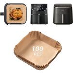100 pi�ces papier cuisson air fryer for cosori 5. 5l 6l air fryer turboblaze 6l airfryer accessoires ...