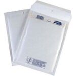 Lot de 100 pochettes ( enveloppes )  bulles a / 1 : 95 x 165 mm blanches