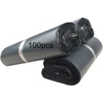 Pochette postale - novago - 28x40 cm - polythylne - auto - adhsif - opaque gris / noir