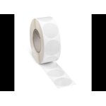 1000 �tiquettes de scellement rondes et transparentes diam�tre : 30 mm