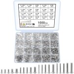 1000 micro vis rparation m1. 6 - m3 - tte cylindrique pour lectronique (lunettes pc portable) - kit ...