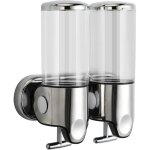 1000ml distributeur savon mural gel douche salle bain cuisine h�tel transparent label