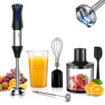 1000w mixeur plongeant multifonction 6 en 1 mixeur Électrique 5 vitesses avec fouet hachoir de 500ml ... 1000w mixeur plongeant multifonction 6 en 1 mixeur Électrique 5 vitesses avec fouet hachoir de 500ml ...