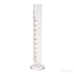 100ml / 250ml / 500ml eprouvette gradue professionnel mesureur cylindre en verre laboratoire chimie ...