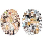 100pcs autocollant chat kawaii mignons de chats de dessin anim kawaii amusants esthtiques autocollants ...