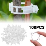 100pcs collier lien pour ligature clips de fixation pour tomates vigne de poivre concombre
