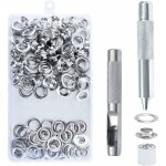 Ensembles oeillets - gigicial - 14mm - métal - 100 pièces - résistant à la rouille Ensembles oeillets - gigicial - 14mm - métal - 100 pièces - résistant à la rouille