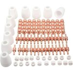 100pcs plasma decoupe electrode tip buse air decoupe au plasma consommables decoupeur plasma pour lg ...