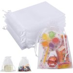 100pcs sacs organzasachets pochettes cadeau organza sac � bijouxsachets pour lavande pour bijoux cadeaux ...