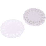 100pcs sous - verre en papier sous - verre en dentelle napperon coussin tasse � th� pad d�coration de ...
