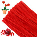 100pcs tiges de chenille cure pipes cure - pipes pour d�corations et artisanat cr�atif creatifs de no�l ...