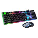104 touches - qwerty - clavier souris gamer - clavier gamer - clavier silencieux - avec souris membrane ...