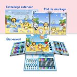 106 pièces densemble doutils de dessin avancés kit de graffiti pour enfants de dessin animé boîte - cadeau ... 106 pièces densemble doutils de dessin avancés kit de graffiti pour enfants de dessin animé boîte - cadeau ...