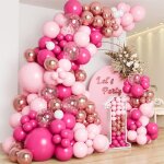 109 pièces guirlande ballon anniversaire - arche ballon rose fuchsia - pour decoration anniversaire fille ... 109 pièces guirlande ballon anniversaire - arche ballon rose fuchsia - pour decoration anniversaire fille ...