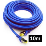 10m - cble rseau ethernet rj45 1 gbps - cuivre cat 5e u / utp pour pc tv gaming . .