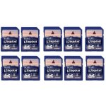 10pcs carte m�moire sd sdhc kingston 8go digital carte sd sdhc class 4 en vrac sans lemballage