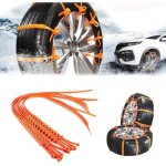 10pcs chaînes neige réutilisables universelles antidérapantes portables pour voiture / suv / pickup label ... 10pcs chaînes neige réutilisables universelles antidérapantes portables pour voiture / suv / pickup label ...