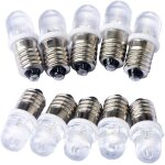 10pcs e10 12v spot ampoule led lampes blanc chaud 10pcs e10 12v spot ampoule led lampes blanc chaud