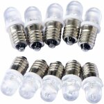 10pcs e10 4. 5v spot ampoule led lampes blanc froid6000k