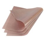 10pcs feuille de tflon 40x60cm rutilisable rsistant tapis de cuisson huile - preuve papier four de ...