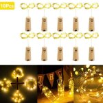 10pcs guirlandes lumineuses bouteille à 30 led lampe de bouteille fil en cuivre décoration pour noël ... 10pcs guirlandes lumineuses bouteille à 30 led lampe de bouteille fil en cuivre décoration pour noël ...