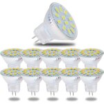 10pcs lampe led mr11 gu4 5w blanc froid ampoules led 6000k 600 lumens remplacement pour lampes halognes ...