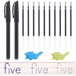 10pcs recharges estompera automatiquementavec 2pcs stylos magiques2pcs correcteur de prisepour livre ...