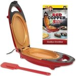 10pcs red coppe5 minute cooker + spatule ?mini cuiseur �lectrique avec surface anti - adh�sive en c�ramique ...