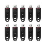 10pcs sandisk ultra 64 go cl usb avec port usb 3. 0 jusqu 130 mo / s en lecture - lot de 10 units