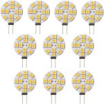 10x ampoule led g4 non dimmable blanc chaud 2700k pour cuisine camping - car rv remorque bateau dc 12v ...