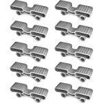 10x embout support latte 38x12mm caouthouc double suspendu pour sommier tenon