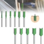 11 pièces 6 mm queue fraise defonceuse fraise droite fraise à bois fraise extra - longue(4mm - 16mm) ... 11 pièces 6 mm queue fraise defonceuse fraise droite fraise à bois fraise extra - longue(4mm - 16mm) ...