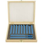 11 pi�ces outils de tour de tour � pointe de carbure ensemble dembouts doutils de coupe en m�tal