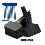 110 pices etiquette jardin exterieur marqueurs en plastique de plantes type t plastique etiquette potager ...