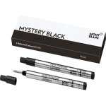 113840 recharge pour stylo rollerball - 2x mystery black - noir - meisterst�ck legrand - b - taille large ...
