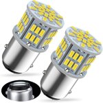 1157 led ampoules 12v 24v - super brillant blanche 6000k - pour les feux de freinage / feu stop / les ...