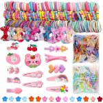 1189 pi�ces �lastique cheveux color�s barrettes et barettes cheveux femme et fillepinces cheveux sans ...