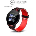 119 plus montre intelligente bluetooth etanche sport tension artérielle fitness rouge 119 plus montre intelligente bluetooth etanche sport tension artérielle fitness rouge