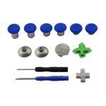 11pcs magntique thumbsticks bouton jeu gaming joystick pour xbox un elite ps4 manette - bleu