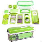 12 en 1 multifonctions l�gumes coupe - l�gumes set food container cutter slicer set lame en acier inoxydable ...
