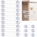 12 bloc placard bebe - s�curit� enfant - bloque porte placard fen�tre - protection s�curite domestique ...