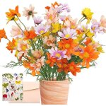 12 bouquets de marguerites artificielles 60 t�tes bouquet de fleurs de marguerite artificielles en plastique ...