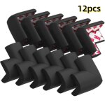 12 coins anti - collision en mousse - se collent aux coins des tables et des armoires pour prot�ger les ...
