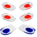 12 pack talonnette gel talonnettes semelle silicone talon coussin pour soulager douleur tendon achille ...