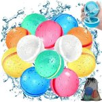 12 pcs ballons bombes deau � fermeture automatique et remplissage rapide jeux deau exterieur pour enfants ...