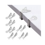 12 pi�ces pince nappe exterieur 7 x 4 cm pince attache nappe de table epaisse anti - glissant pince � ...